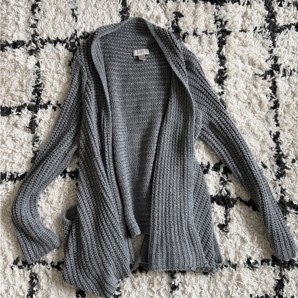 LOFT Gray Women's Cardigan